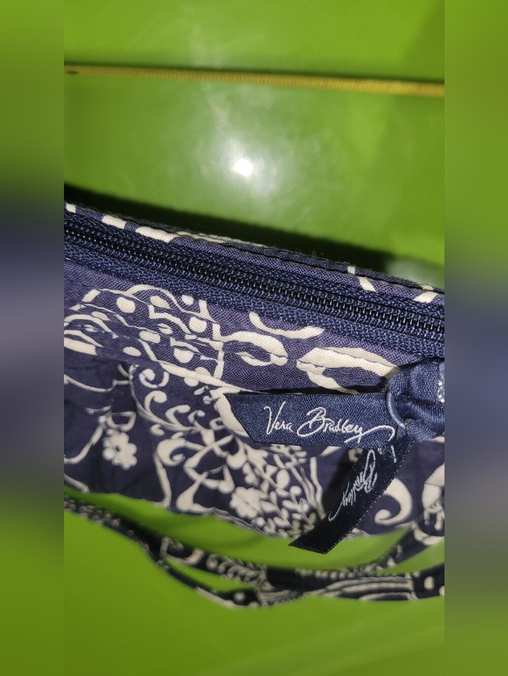 Small Vera Bradley Blue/ White Purse